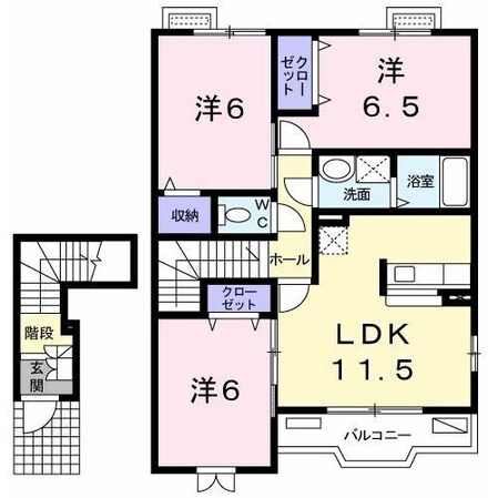 シーサイドレジデンスの物件間取画像